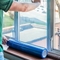 창문과 유리 커튼 월을 위한 명백한 투명한 PE 반대 스르트러크 표면 보호 막을 청색화하세요