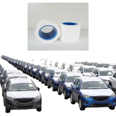 좋은 가격 자동차 페인트 보호용 1200mm 폭 100m 길이의 백색 유광 불투명 PE 자동차 보호 필름 온라인으로